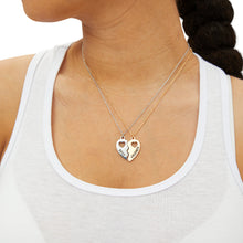 Load image into Gallery viewer, BFF Half Heart Necklace Set