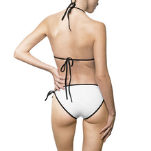 Load image into Gallery viewer, White LOGO Bikini Swimsuit