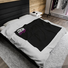 Load image into Gallery viewer, Black LOGO Plush Blanket