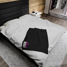 Load image into Gallery viewer, Black LOGO Plush Blanket