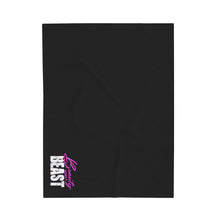 Load image into Gallery viewer, Black LOGO Plush Blanket