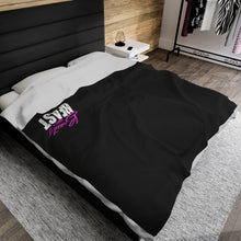 Load image into Gallery viewer, Black LOGO Plush Blanket