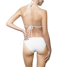 Load image into Gallery viewer, White LOGO Bikini Swimsuit