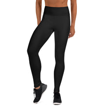 Load image into Gallery viewer, Black Rear LOGO Leggings
