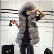 Load image into Gallery viewer, Faux Fur Coat Vest
