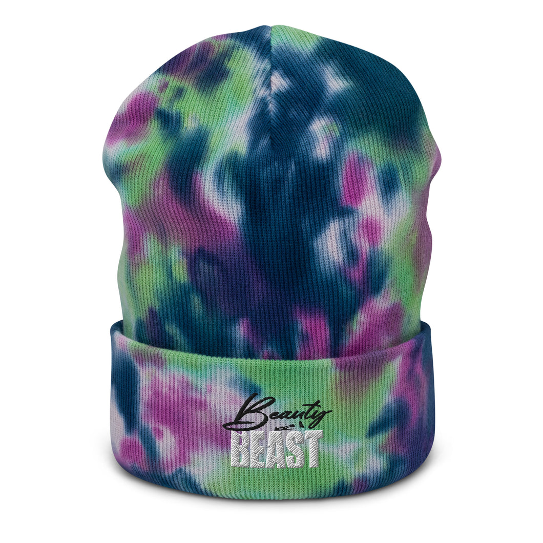 'LOGO' Tie-dye Beanie Hat