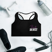 Load image into Gallery viewer, Black LOGO Padded Sports Bra
